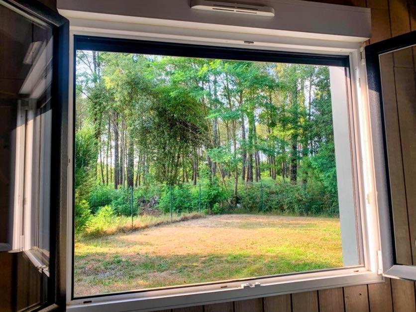 L Estanguet Maison Octogonale En Foret Rion-Des-Landes Zewnętrze zdjęcie