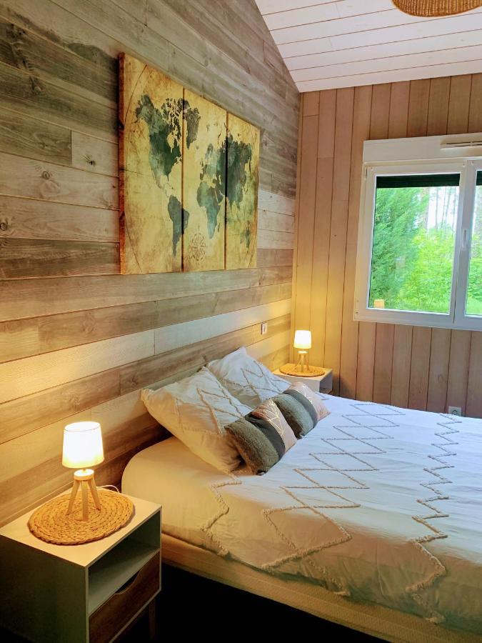 L Estanguet Maison Octogonale En Foret Rion-Des-Landes Zewnętrze zdjęcie